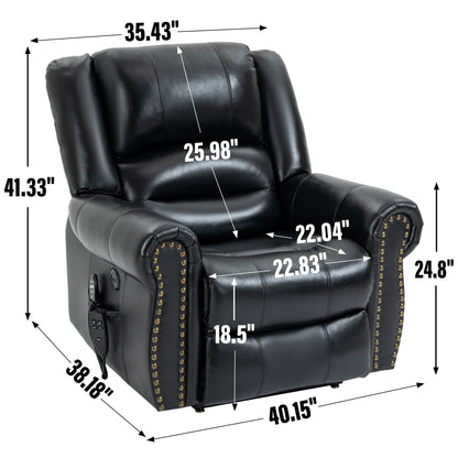 Power Lift Recliner Chair with Heat & Massage