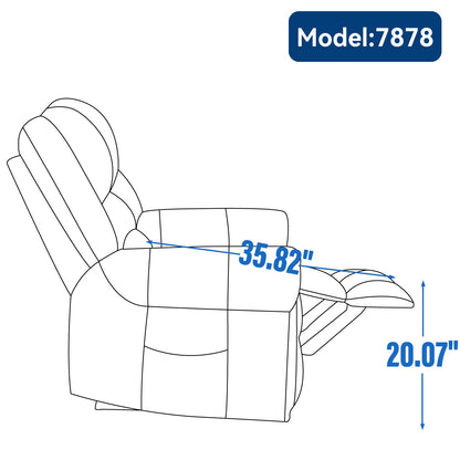 Power Lift Recliner Chair with Heat & Massage