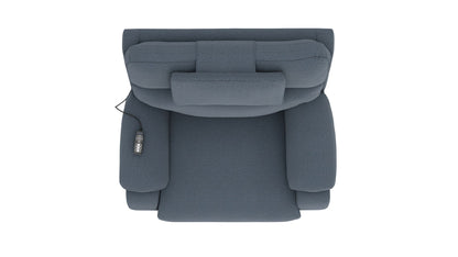 Dreamtime - 48" Power Headrest Power Lay Flat Recliner With CR3 Heat/Massage/Zero Gravity