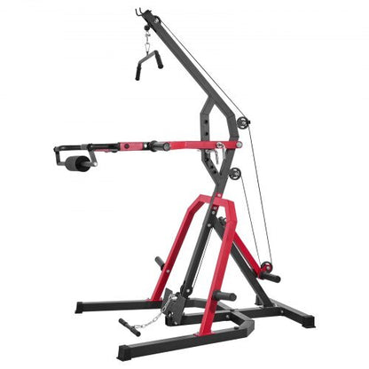 Home Gym Equipment, Leverage Gym with 2:1 Ratio LAT Low Row System, Strength Training Machine for Squats Deadlifts Bench Press Bicep Curls, Home Gym Machine, Adjustable Full Body Workout Station