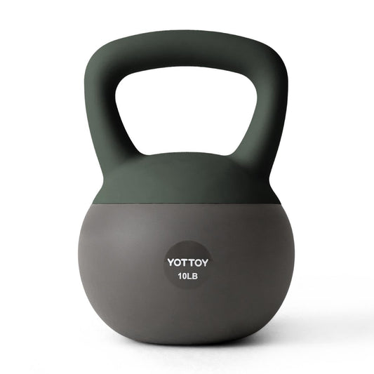 YOTTOY Soft Kettlebells 10 lb kettlebell with Anti-Slip Base & Impact-Resistant Design - Perfect for Strength Training Kettlebells Weightlifting Personal Training