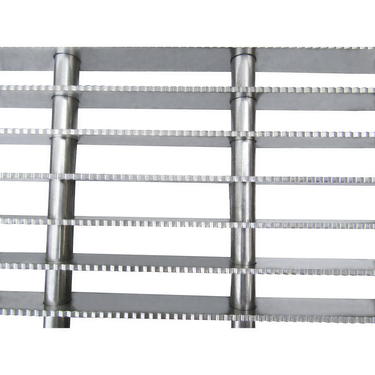 IMC/Teddy SQ-1584 Grid Floor Trough Grating, 15" W x 84" L x 1" D, 304 Stainless Steel, Serrated Anti-Slip
