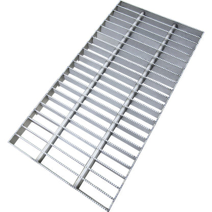 IMC/Teddy SQ-1584 Grid Floor Trough Grating, 15" W x 84" L x 1" D, 304 Stainless Steel, Serrated Anti-Slip