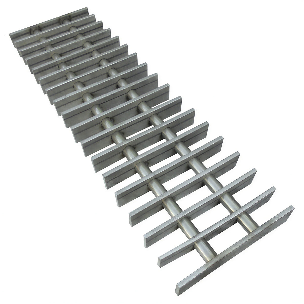IMC/Teddy SGAS-2448 Anti-Slip Subway Floor Trough Grating, 24" x 48" x 1", 304 Stainless Steel