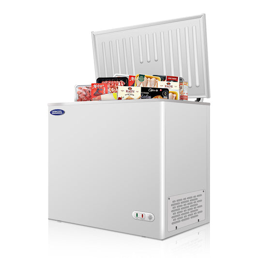 7.0 Cu.ft Commercial Chest Freezer with Lockable Lid - White