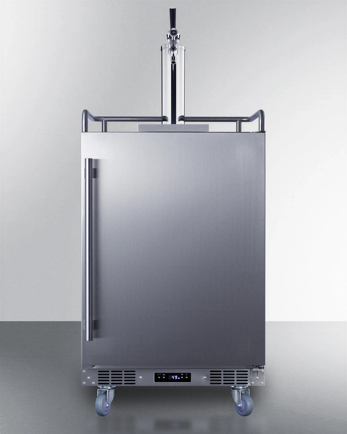 Summit Commercial Summit Appliance BC74OSCOM Indoor/Outdoor Single-Tap Draft Beer Dispenser, Stainless Steel, 3 x 1/6-Barrel Keg Capacity