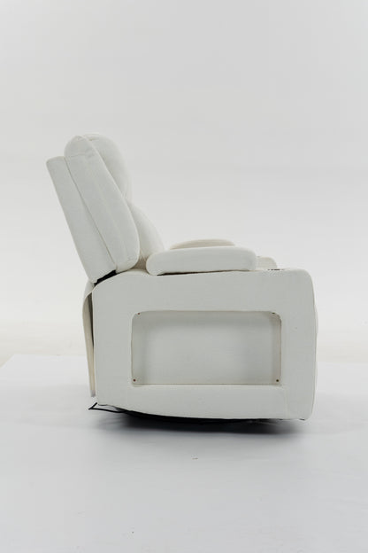 Extra Wide Power Recliner Chair with Heat Massage - Velvet