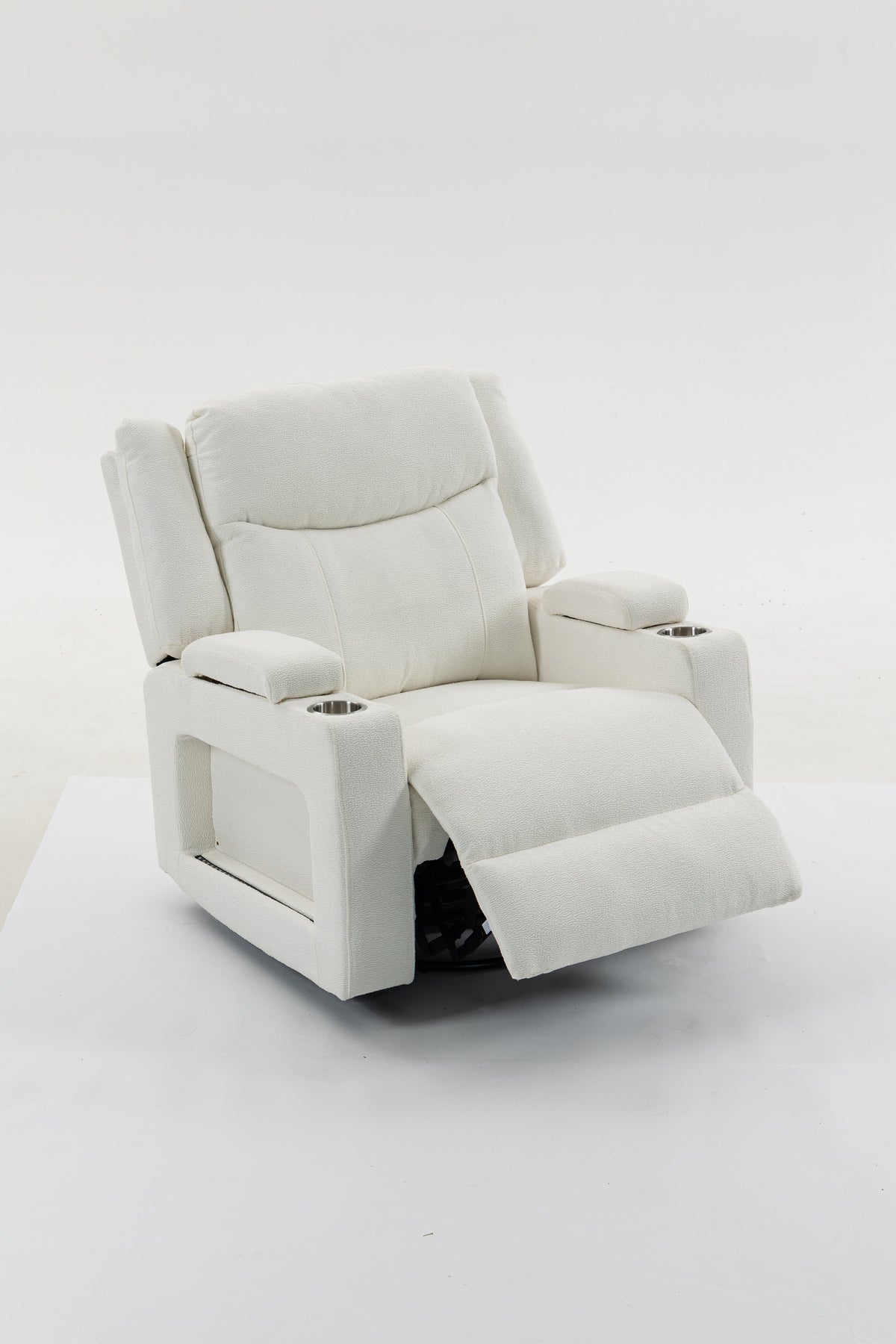 Extra Wide Power Recliner Chair with Heat Massage - Velvet