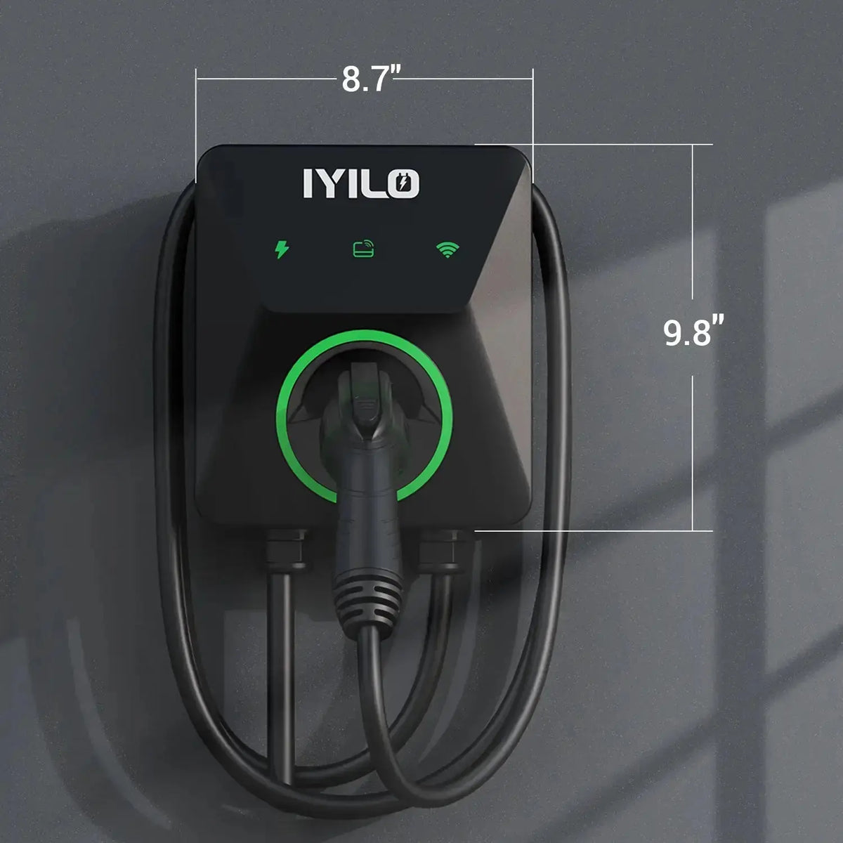 IYILO Pro Level 2 EV Charger J1772 Hardwired with energy meter - 48A