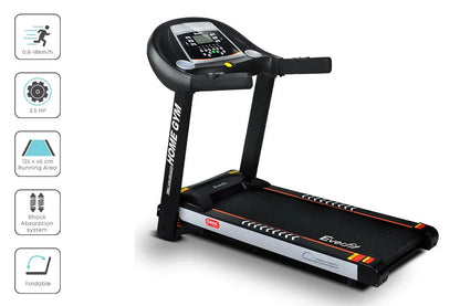 Everfit Electric Treadmill 45cm Incline Running Home Gym Fitness