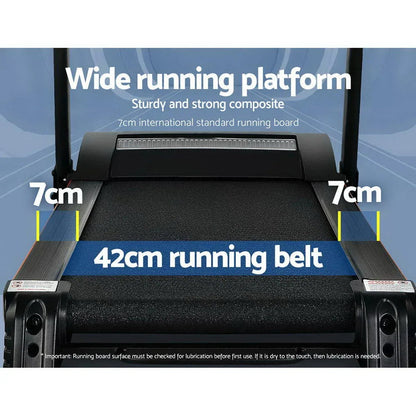 Everfit Electric Treadmill 420mm 18kmh Home Gym Exercise Machine