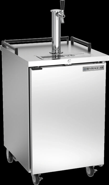 Beverage Air BM23HC-S-31 Portable Draft Beer Dispenser, 24-Inch, Stainless Steel, 1 Half-Barrel Keg, 1 Faucet