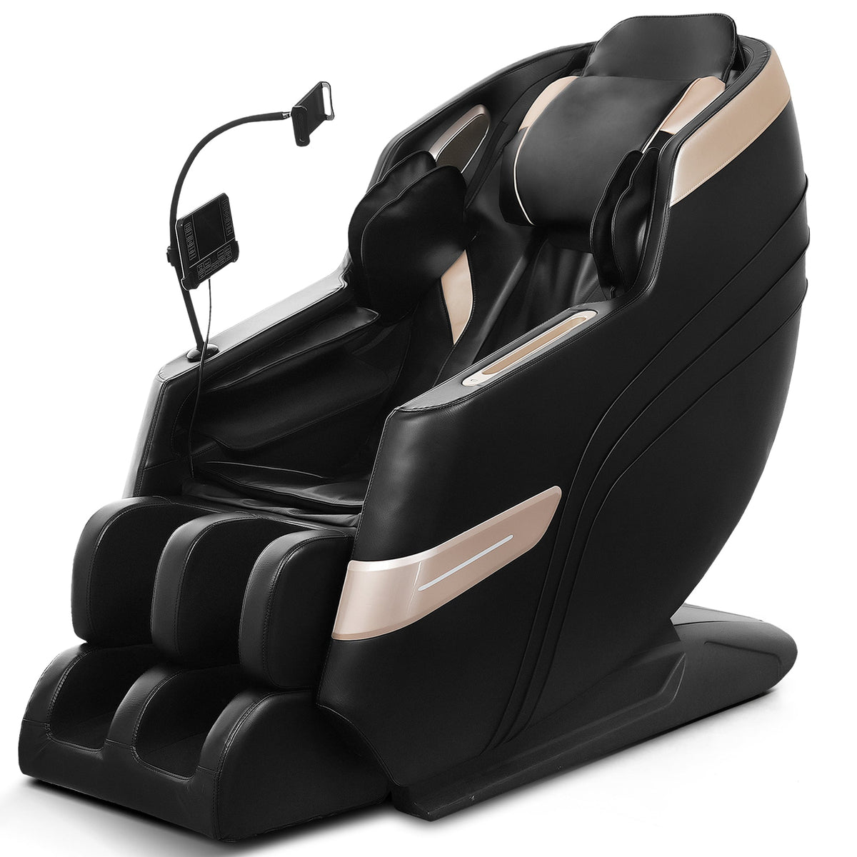 Massage Chair with Zero-Gravity Recline and Bluetooth Speakers - PU Leather