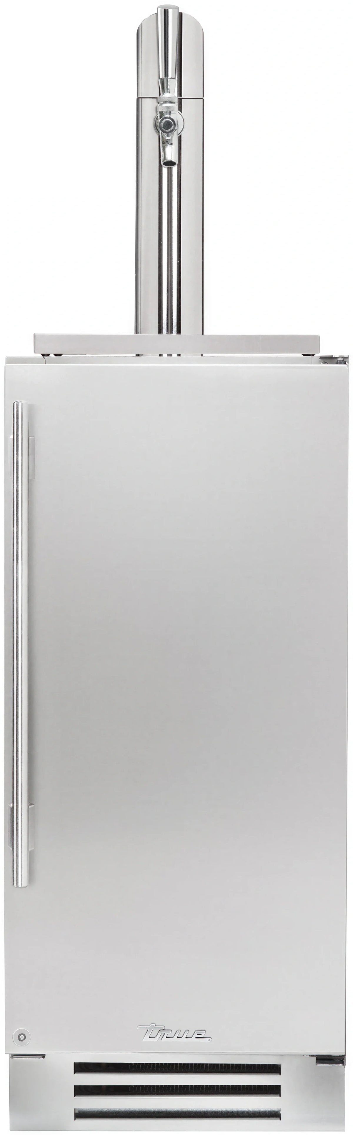 True Residential TUR-15BD-R-SS-C 15-Inch Undercounter Stainless Steel Beer Dispenser, Self-Contained, 2-Keg, Single-Tap