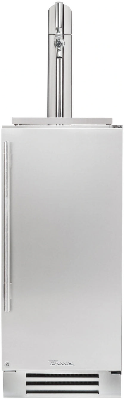 True Residential TUR-15BD-R-SS-C 15-Inch Undercounter Stainless Steel Beer Dispenser, Self-Contained, 2-Keg, Single-Tap
