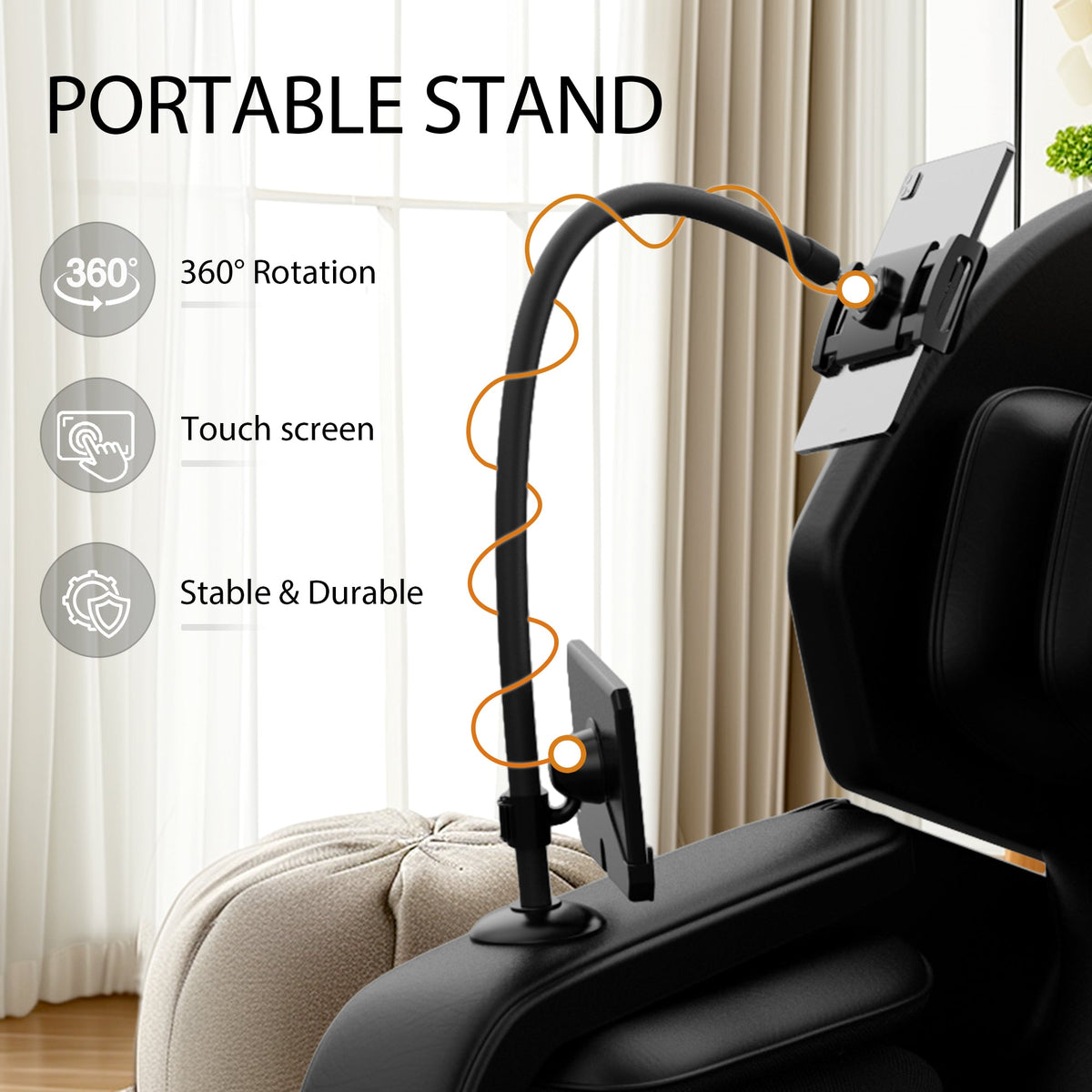 Massage Chair Recliner with Zero Gravity and Full Body Air Pressure - PU Leather
