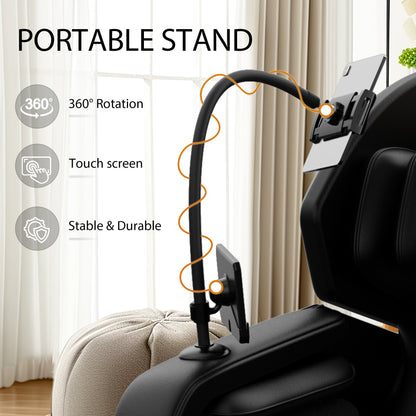 Massage Chair Recliner with Zero Gravity and Full Body Air Pressure - PU Leather