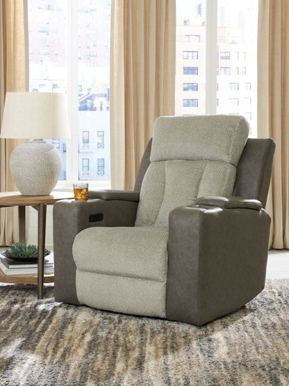 WhipLash - Power Recliner With Adj Headrest - Sisal