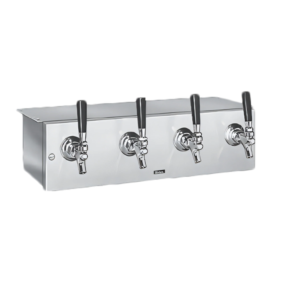 Perlick 4040A4B-BTM Underbar Glycol-Cooled Draft Beer Dispenser, 4-Faucet, Stainless Steel, 14-Inch Wide