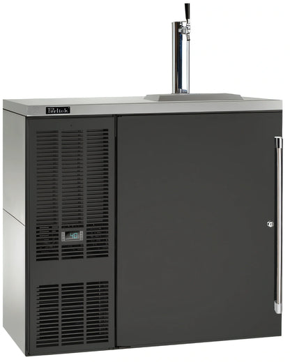Perlick Quick Ship DDS36-BS-L-STK 36-Inch Self-Contained Direct Draw Draft Beer Dispenser, 1 Section, 1 Half Barrel