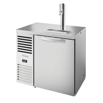 True Premier Bar TDR36-PTSZ1-L-S-S-S-1 36-Inch Pass-Thru Refrigerated Draft Beer Dispenser, Stainless Steel, 1 Faucet