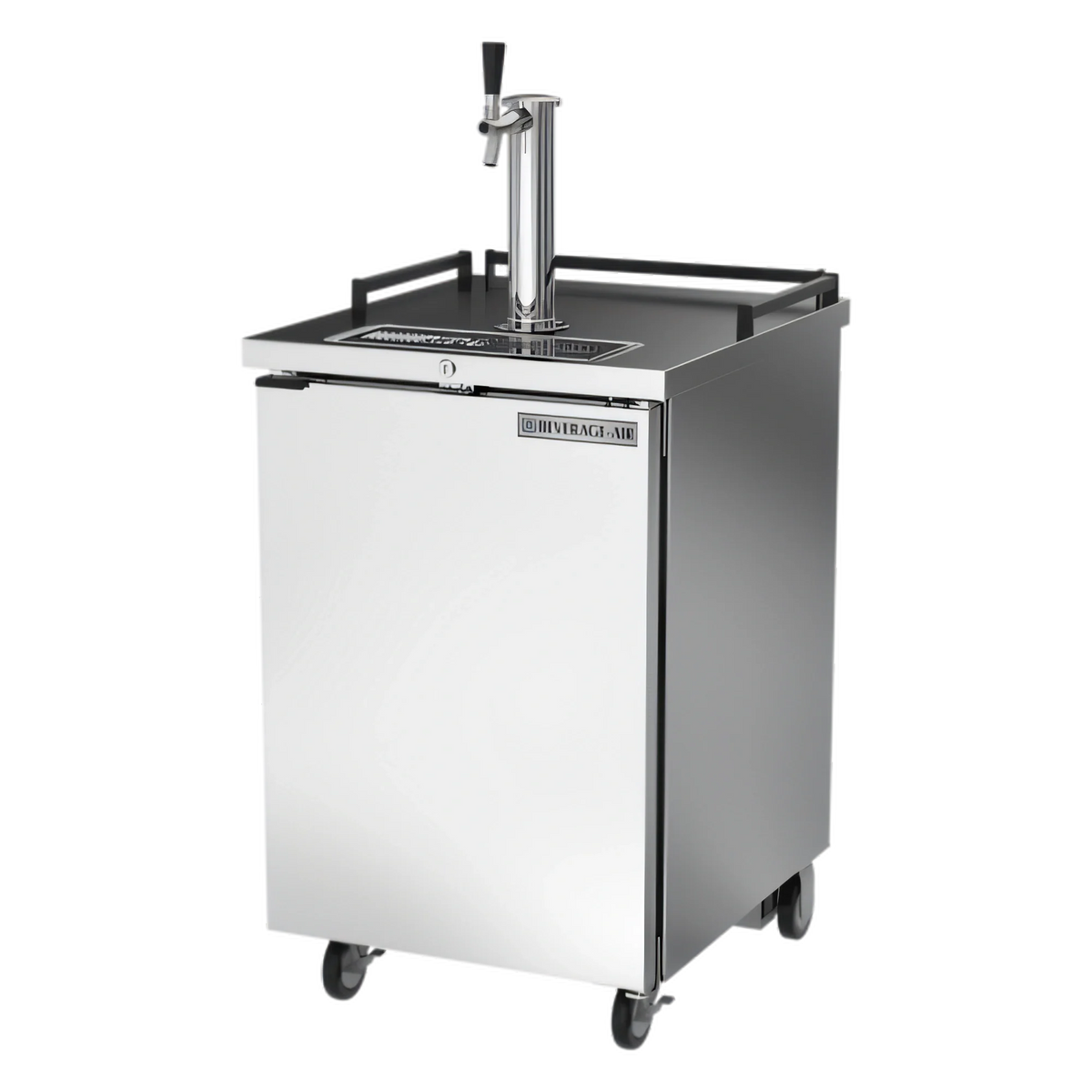 Beverage Air BM23HC-S-31 Portable Draft Beer Dispenser, 24-Inch, Stainless Steel, 1 Half-Barrel Keg, 1 Faucet