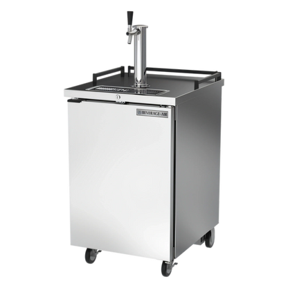 Beverage Air BM23HC-S-31 Portable Draft Beer Dispenser, 24-Inch, Stainless Steel, 1 Half-Barrel Keg, 1 Faucet
