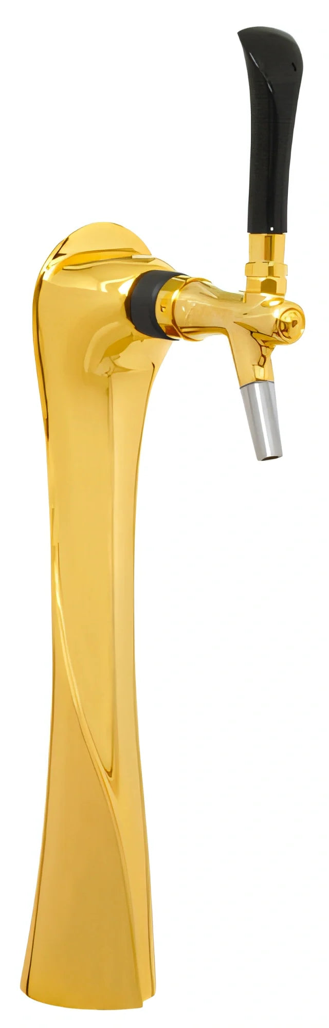 Perlick 69526-1LG-R Air-Cooled Direct-Draw Beer Dispensing Kit, Single Faucet, Polished Gold